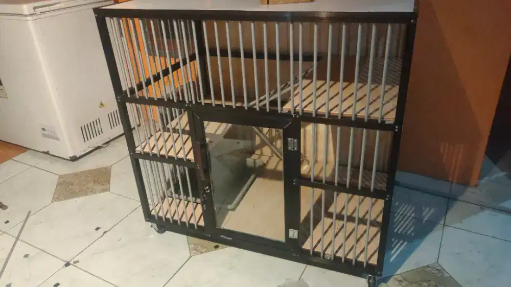 Kandang kucing Almunium higenis