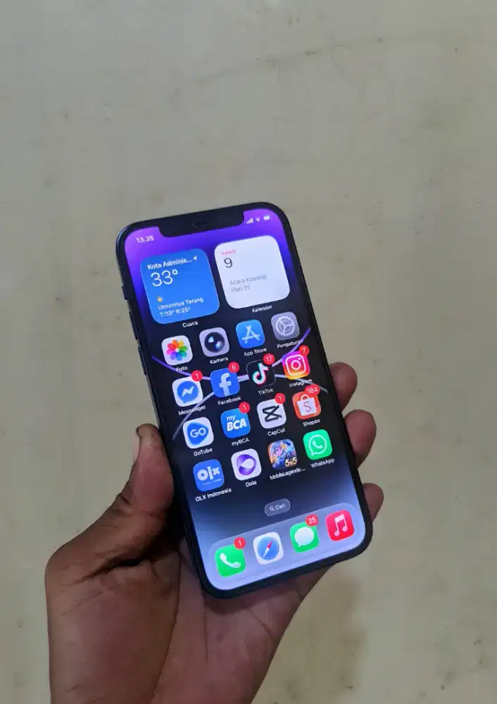 Iphone 12 fulset 5G no minus apik siap pakai