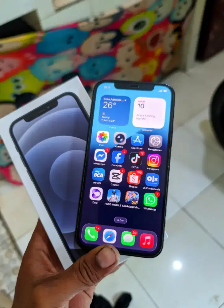 Iphone 12 fulset 5G no minus apik siap pakai