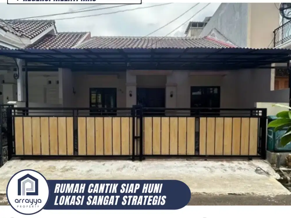 DIJUAL RUMAH KONDISI TERAWAT SIAP HUNI REGENSI MELATI MAS (MR32)