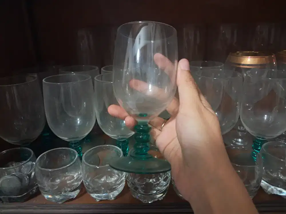 Gelas kaca estetik gelas sulang