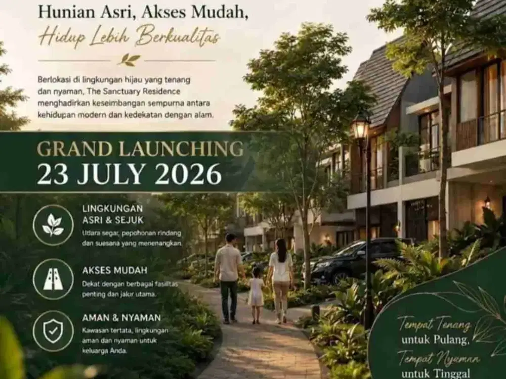 RUMAH THE SANCTUARY RESIDENCE TEMBALANG UNDIP