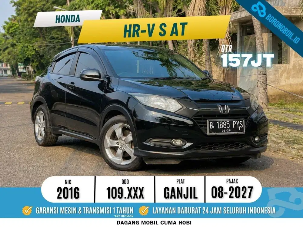 Hatchback Favorit Keluarga Muda | Honda HRV S Metik 2016 Hitam