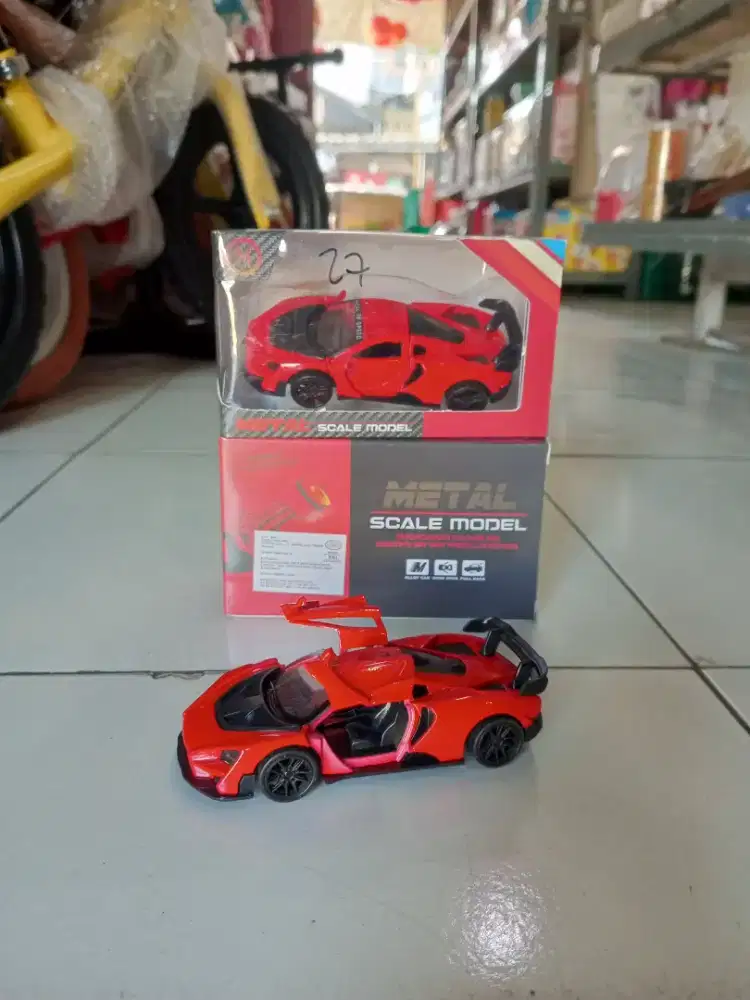 Mainan anak diecast mobil lambo