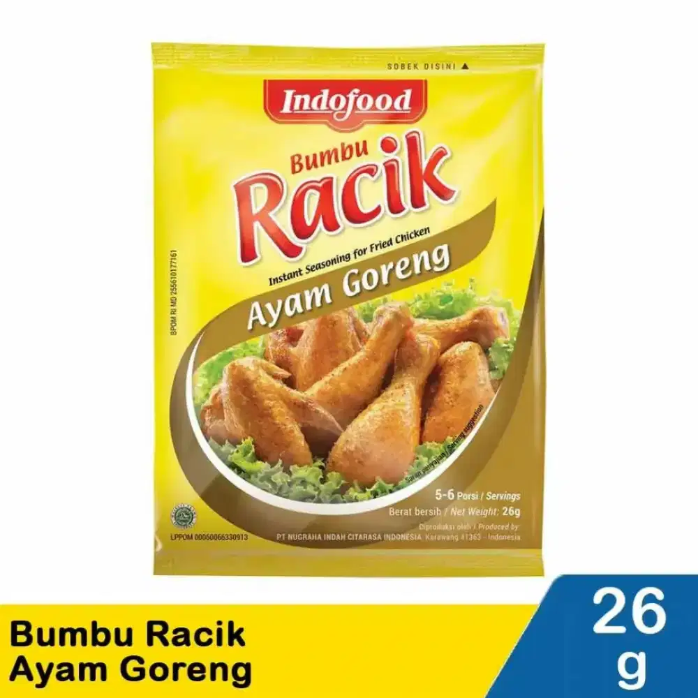 Bumbu racik ayam goreng 26g
