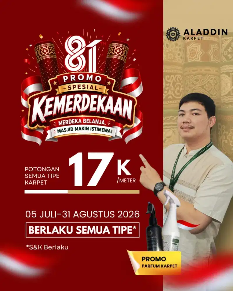 Toko karpet terdekat Magetan Aladdin karpet madiun