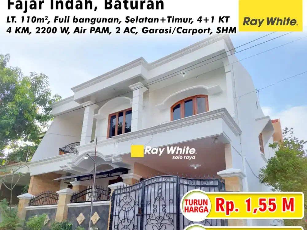 Jual Rumah 4Kamar Siap Huni dekat RS Jih Solo, Baturan Colomadu Kra