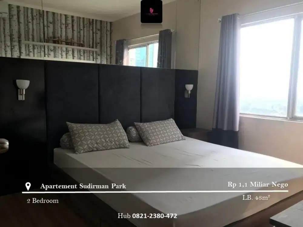 Dijual Apartement Sudirman Park Mid Floor 2BR Full Furnished