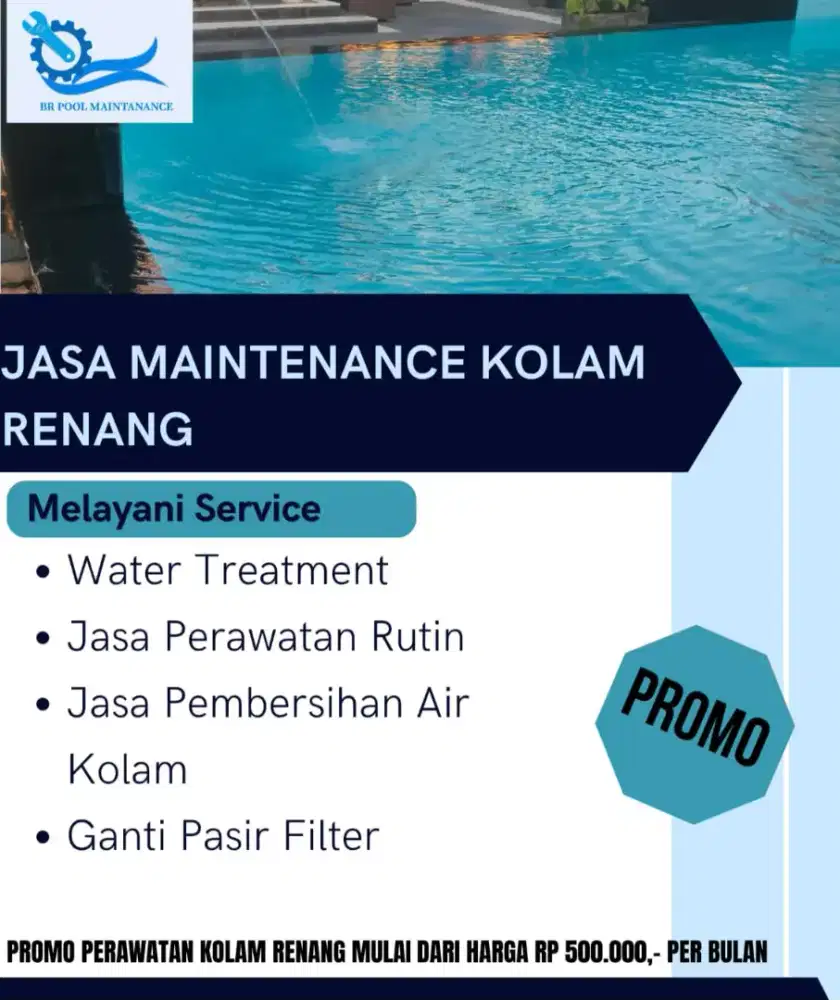 Pool maintance.
