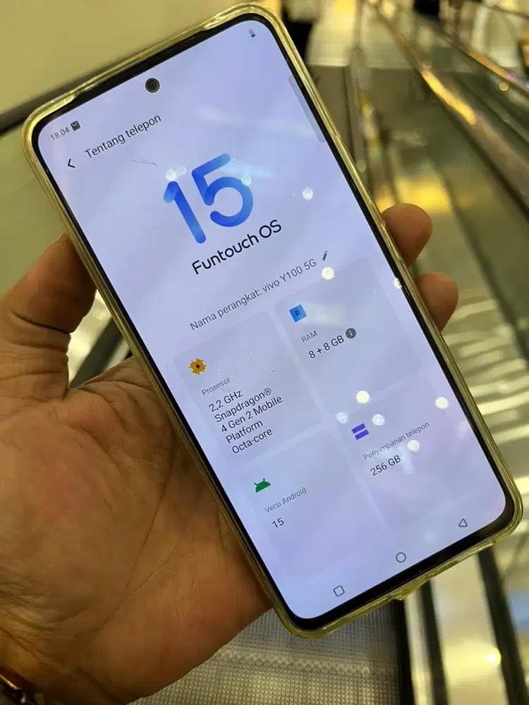 Vivo Y100 5G 8/256GB (Hp + Charger)