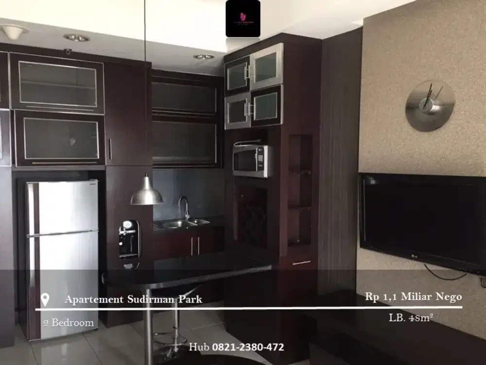 Dijual Apartement Sudirman Park High Floor 2BR Full Furnished