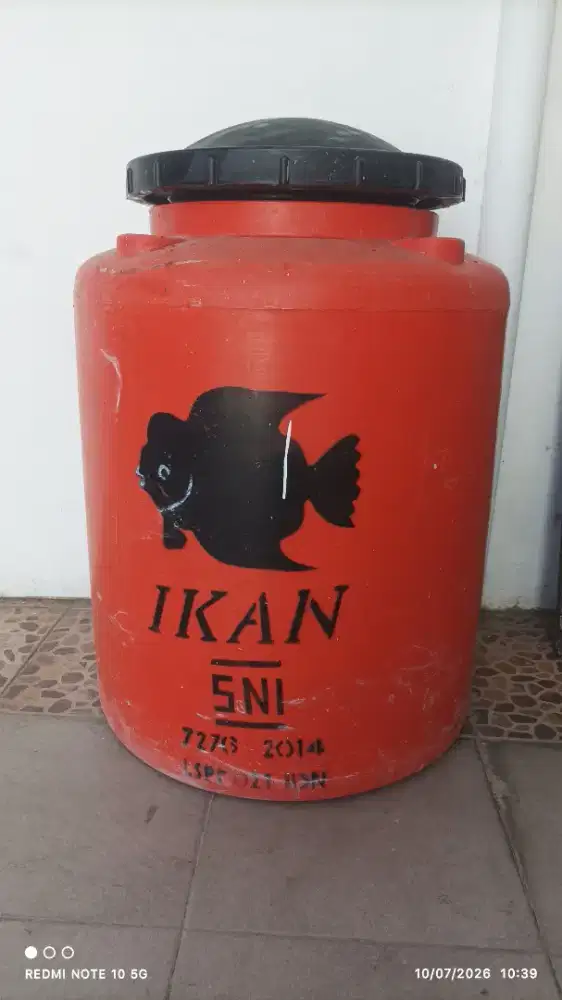jual toren kapasitas 500liter mulus sekali bodi tebal no minus