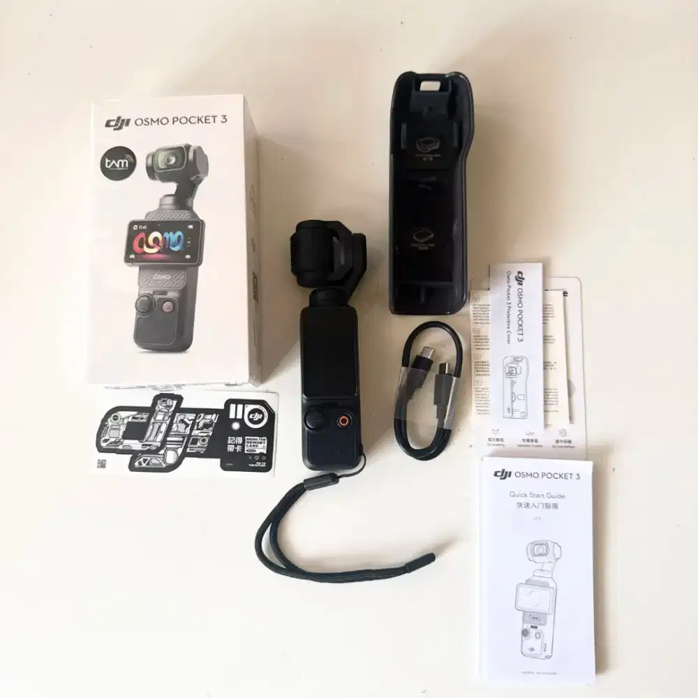 Dji Osmo pocket 3  baru pakai 1 minggu