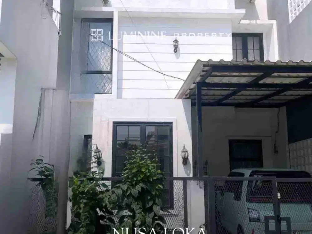 DIJUAL RUMAH DI NUSA LOKA, BSD CITY, TANGERANG SELATAN (DN & EV)