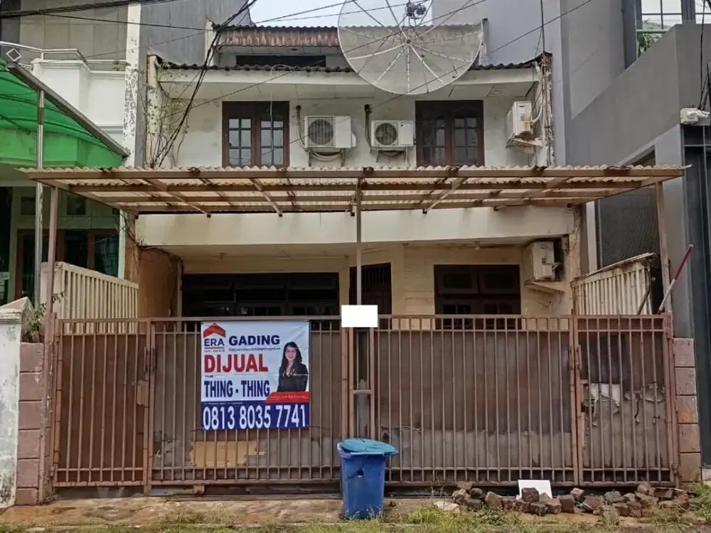 Ss.3623 - Murah !! Dijual Rumah 6x18 Siap Huni Jalan 2 Mobil Hadap Selatan di Danau Indah Sunter