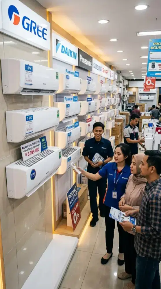 Kredit AC gratis 1x cicilan