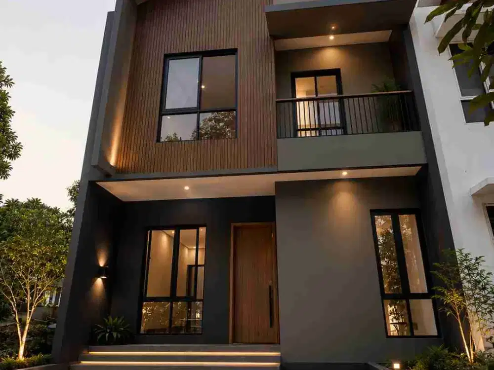 Rumah baru Minimalis siap huni di bsd de Latinos serpong Tangsel