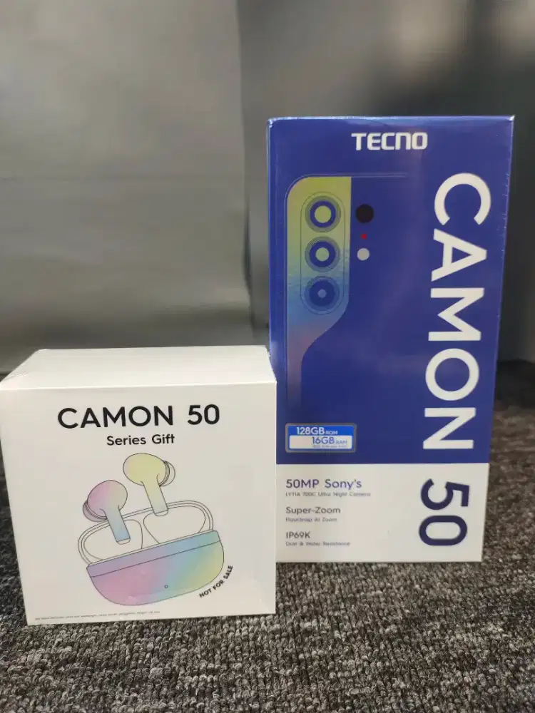 Tecno Camon 50 Baru Free Tws Airbuds
