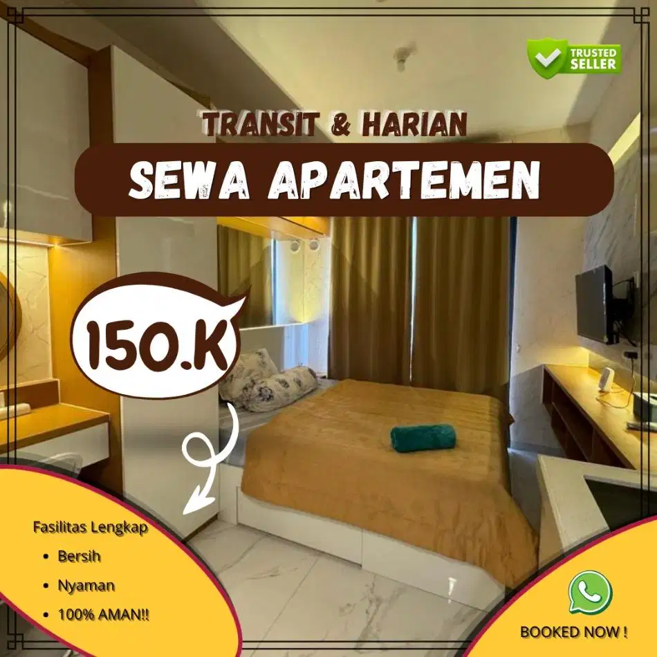 Sewa Apartemen Sentra Timur Harian/Transit Jakarta Cakung Termurah