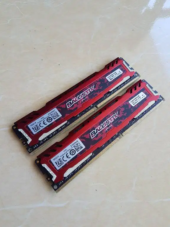 Ram DDR4 2x4gb 8GB Crucial Ballistix 2666Mhz