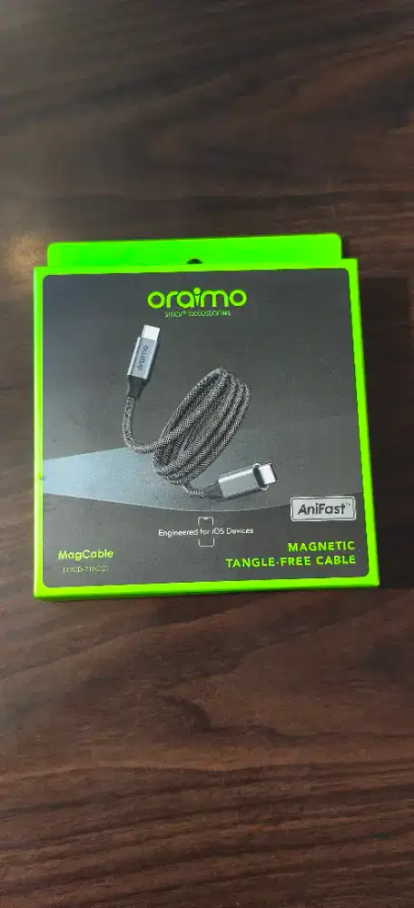 Oraimo MagCable OCD-710 Data Cable Type C to type c 60W 3A Magnetic 1M