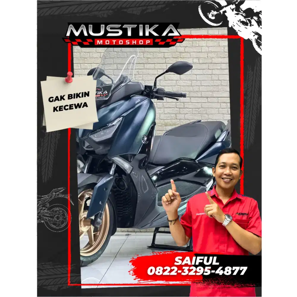Perfect Condition!!Yamaha X Max 250cc ABS 2022 Wrna Favorit-Mustika