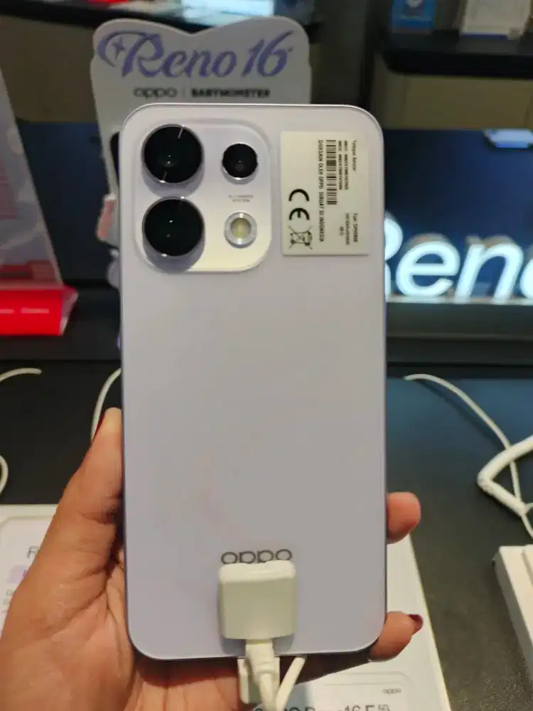 OPOO RENO 16F 5G cicilan DP 0%, avianto, kredivo cukup pakai KTP