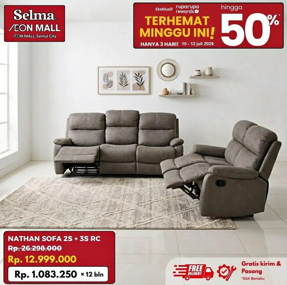 Nathan sofa 3 + 2 seater