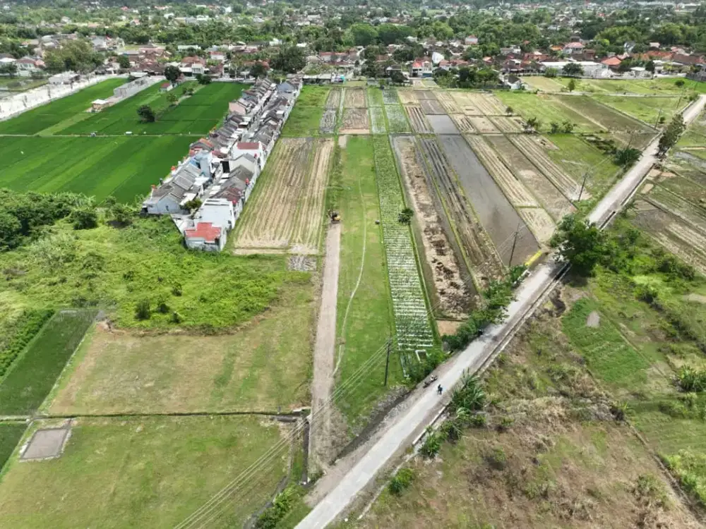 Langka! Tanah Jl Godean Jogja 15 Menit Malioboro Bisa Cicilan Tanpa Bunga