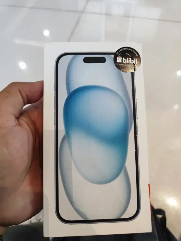 Iphone 15 128 blue new garansi resmi