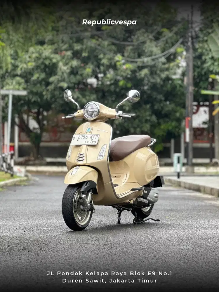 TERMURAH PIAGGIO VESPA PRIMAVERA IGET ABS LED 150 TH 2019 CHAMPAGNE