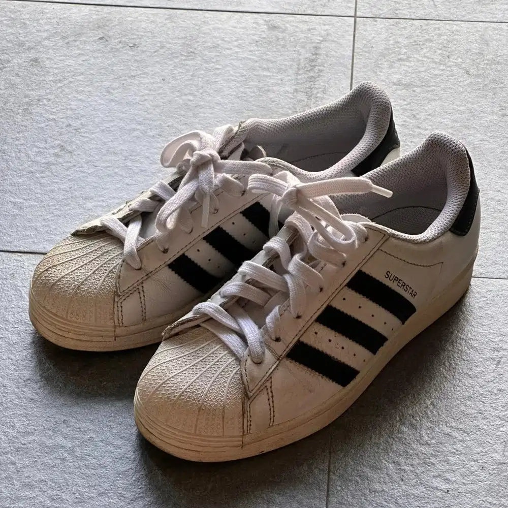 Sepatu Adidas Original Superstar White 36 2/3
