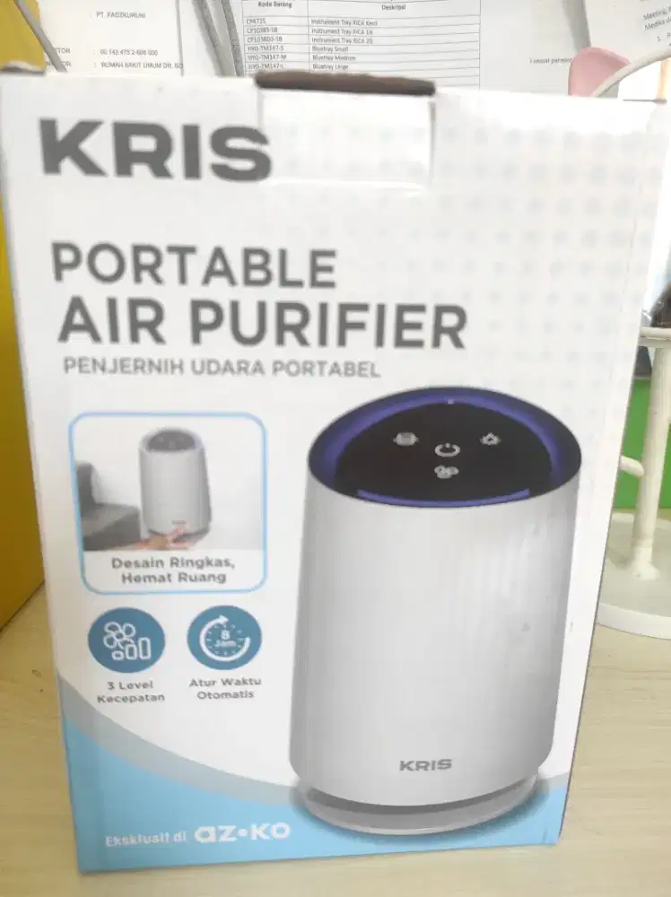 KRIS PORTABLE AIR PURIFIER