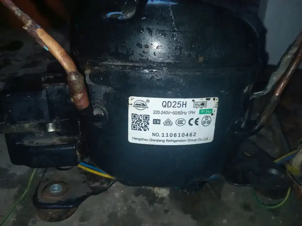 KOMPRESOR KULKAS 1/10 PK untuk dispenser atau kulkas kamar