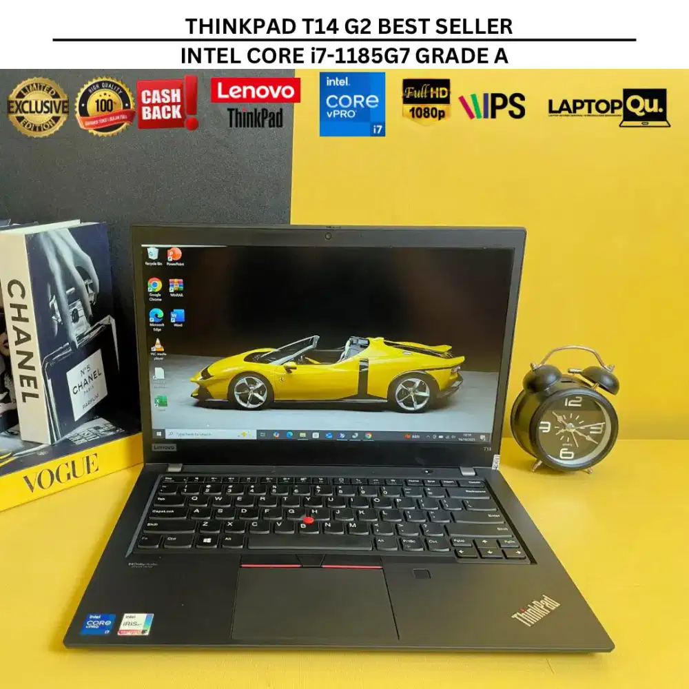 THINKPAD T14 G2 i7 GEN 11 /RAM 16GB/SSD 512GB/FHD IPS/GRADE A