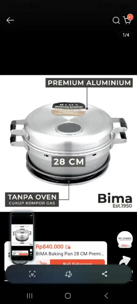 Bima Wonder Pan 28 cm