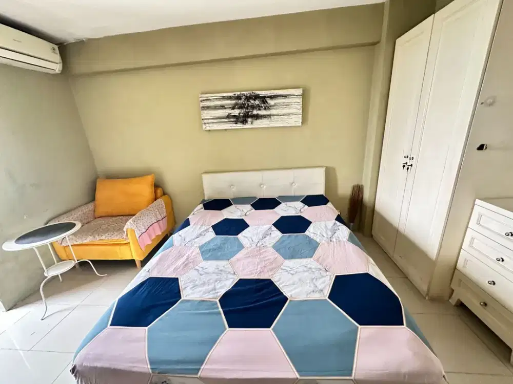 Sewa Stduio FUllfurnish Aprt. Bassura di Dahlia, Basura City