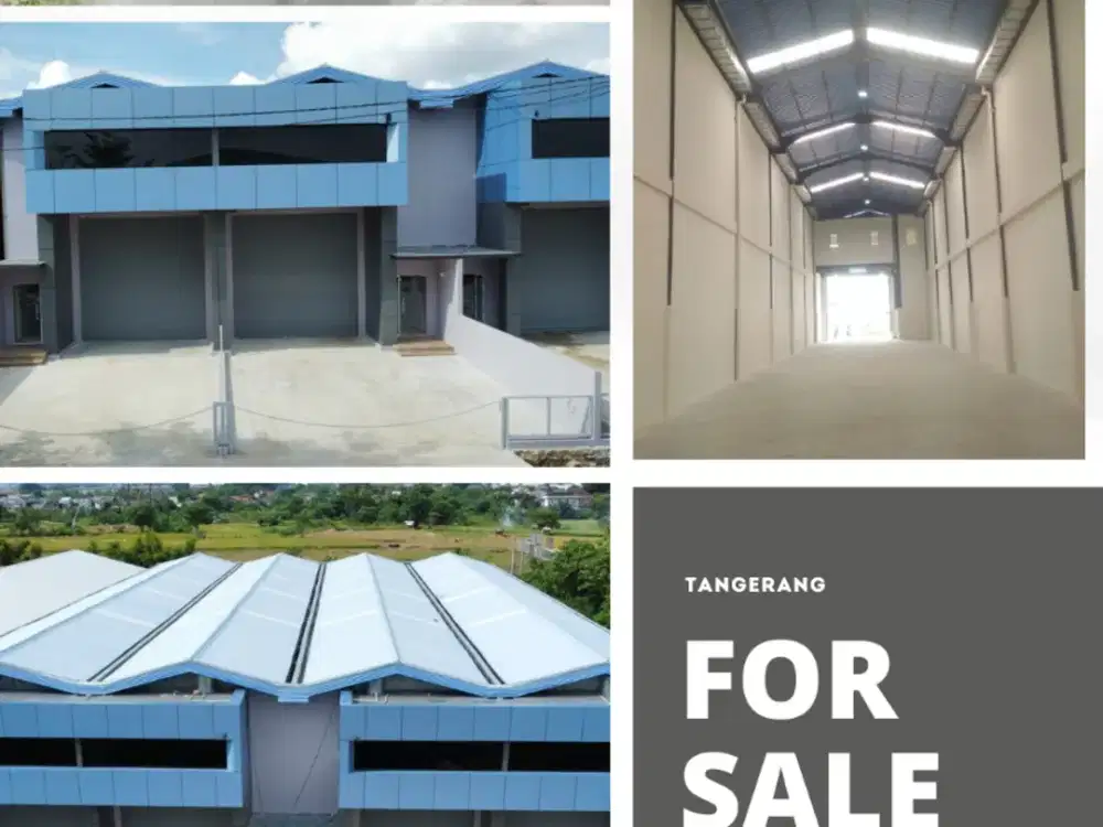 For Sale: Gudang Gandeng 4 di Kawasan Pergudangan Tunas Bitung, Bitung Tangerang