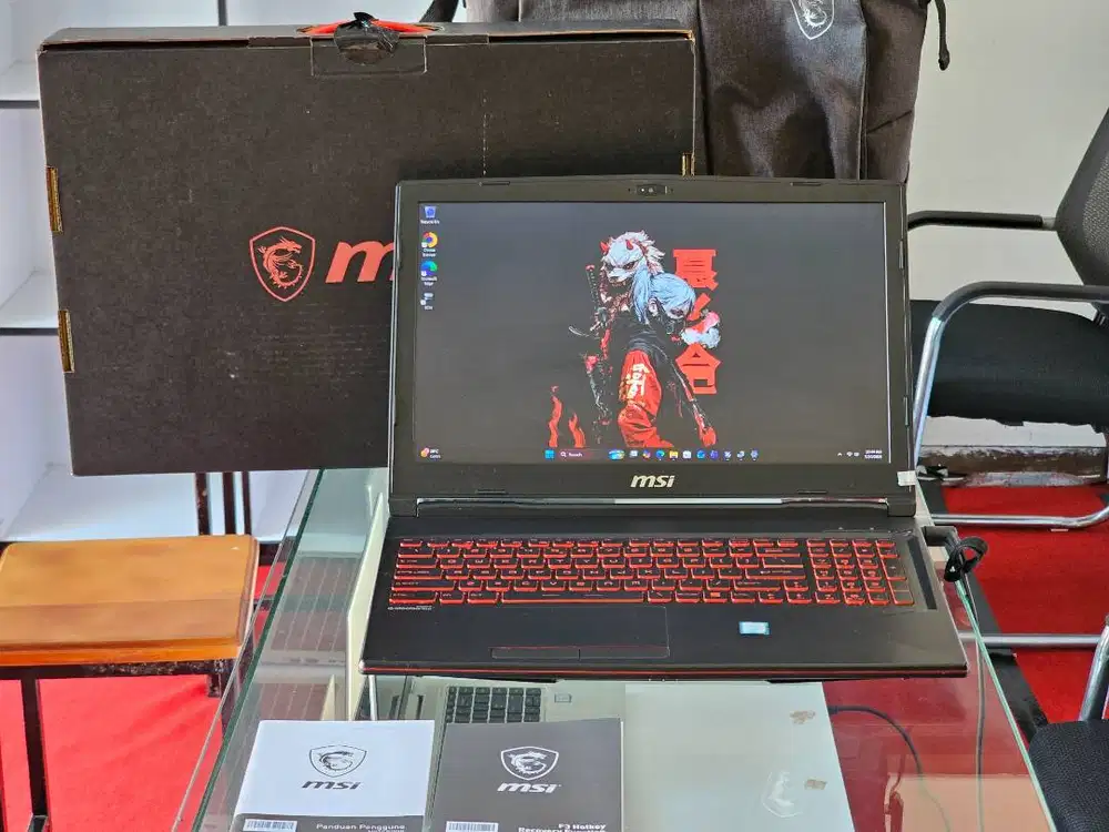 MSI GL63 8SC Intel Core i7 Gen 8 Ram 16 GB SSD 512 GB Nvidia GTX 1650