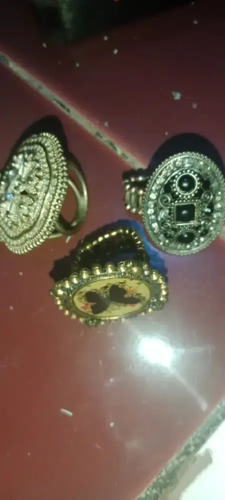 Cincin antik jadul satu set