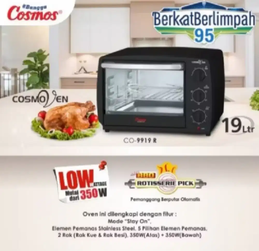 Cosmos electric oven Co-9919 R