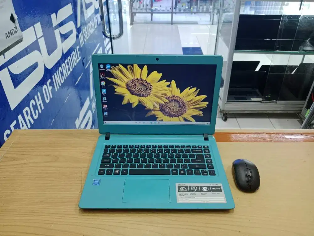 DIJUAL COCOK BUAT SEKOLAH LAPTOP ACER ES1-432 CELERON RAM 2GB HDD 500G