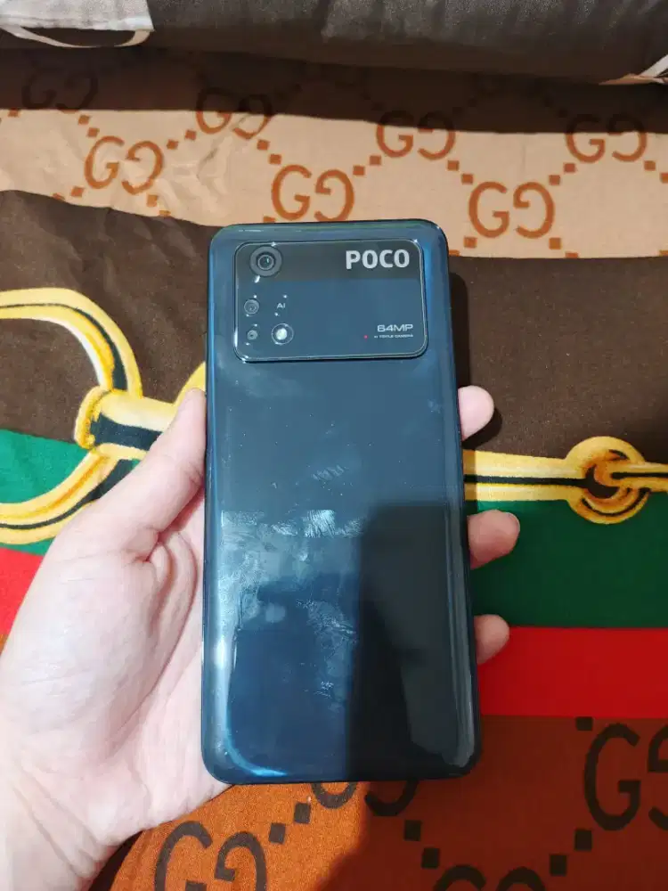 POCO M4 PRO MESIN MATI BODI MULUS + BOX