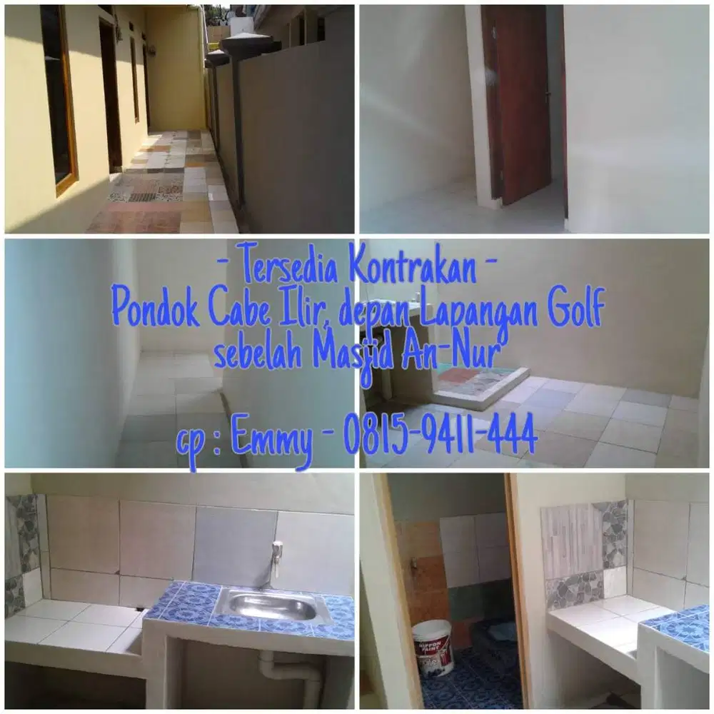 Di kontrakan 1 rumah (bulanan)