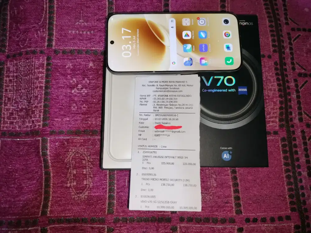 Vivo V70 5G 12/512 Open Box