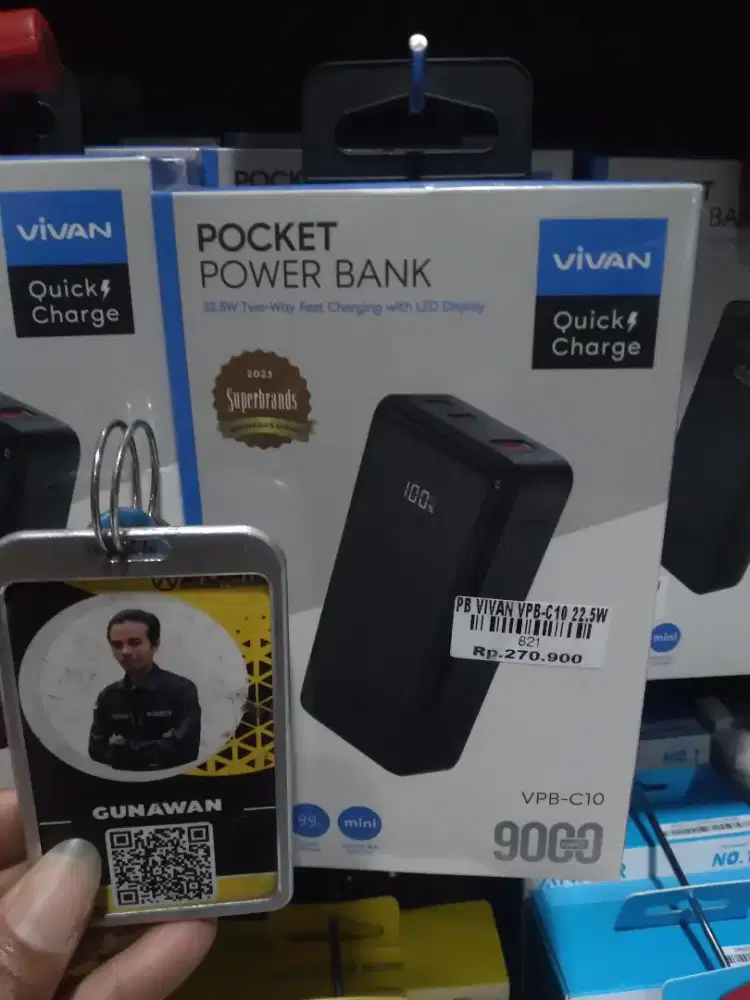 Power bank VIVAN VPB-C10 ATLANTIS DAHSYAT