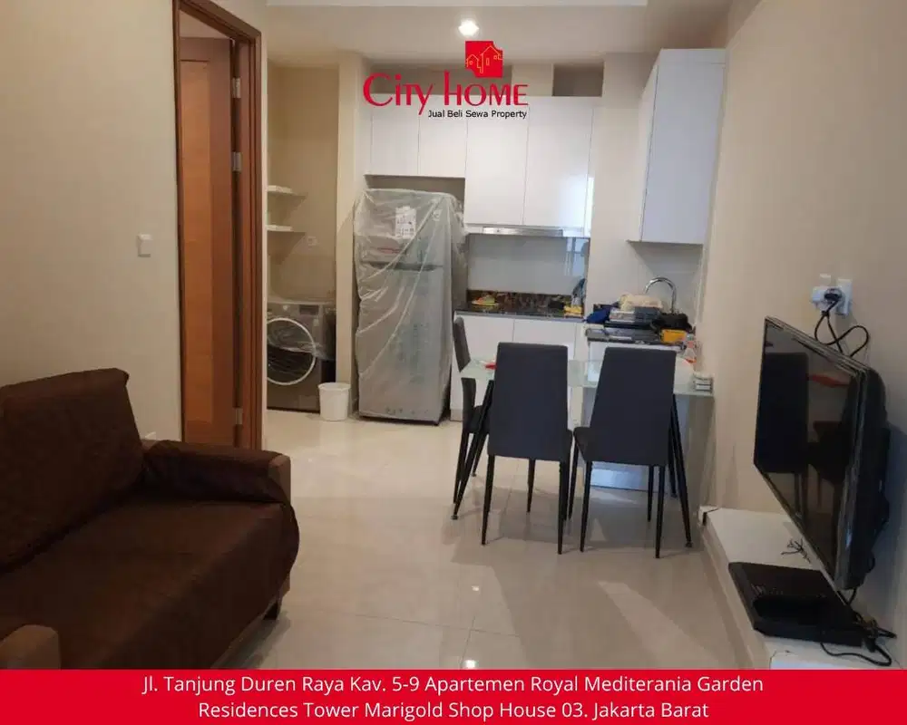 Sewa Apartemen 1 Bedroom Furnished di Taman Anggrek Residences