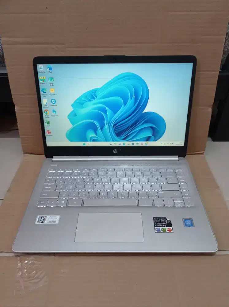 Dijual Murah HP 14s-dq Intel Celeron N4120 Ram 4 GB SSD 256 GB