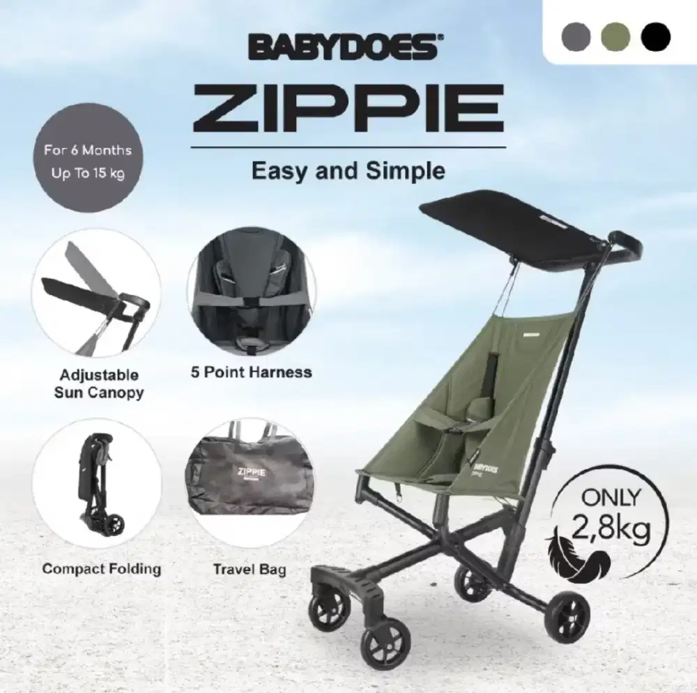 STROLLER BABYDOES ZIPPIE (SECOND)