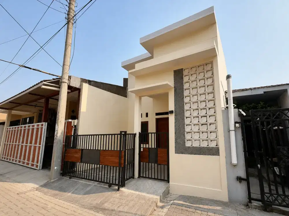 Rumah dijual cepat siap huni, kondisi rumah baru.